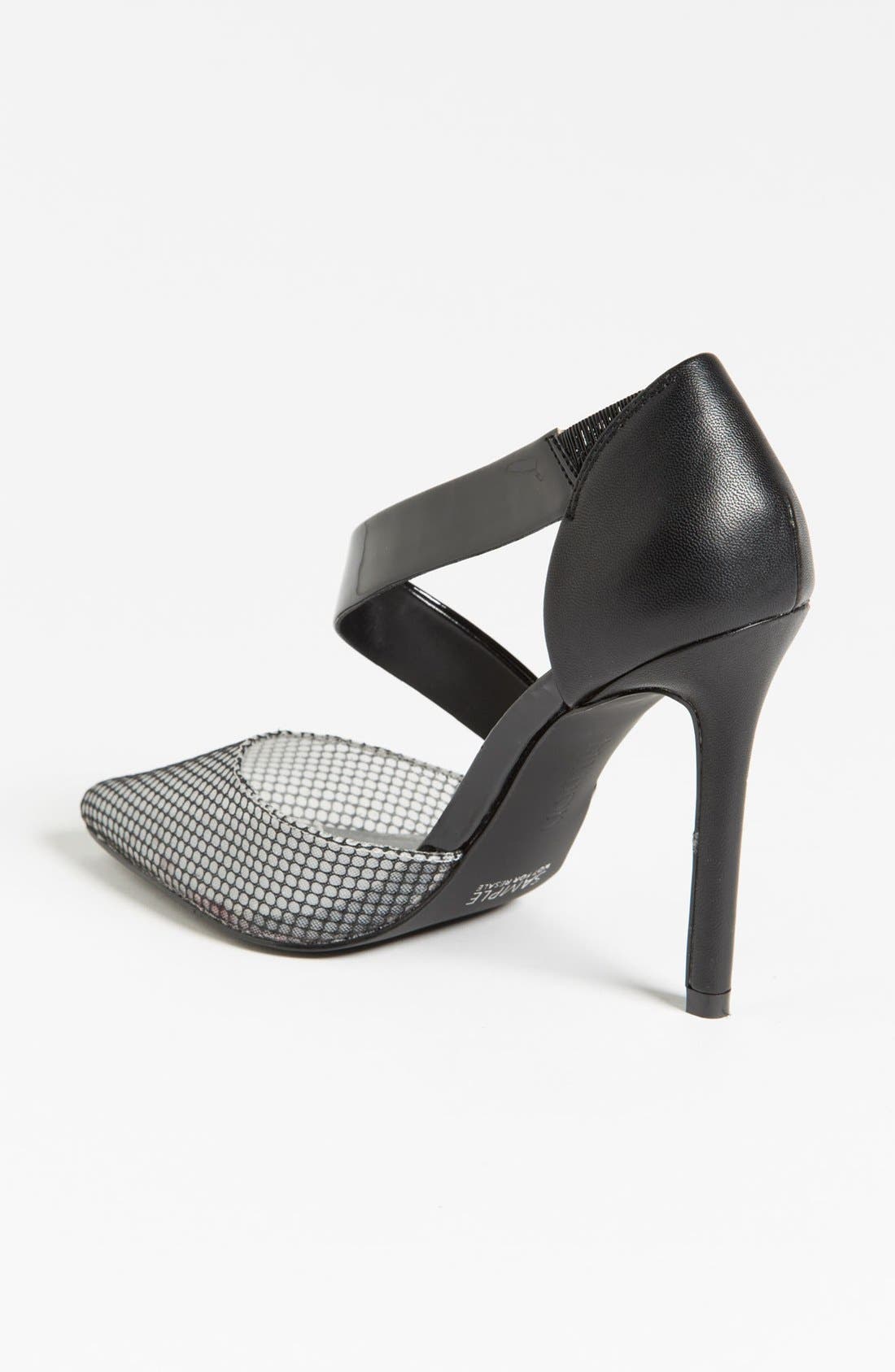 'Megan' Pump, Alternate, color, BLACK