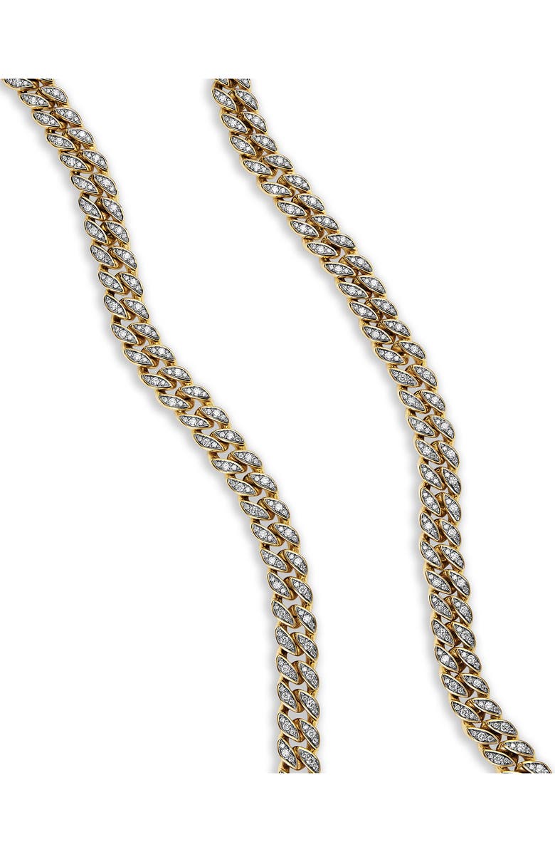 David Yurman Men's Pavé Diamond Curb Chain Necklace, Alternate, color,
