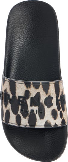 サンダル・ミュール GIVENCHY SS25 SANDALO SLIDE CON LOGO (BE3004E1UM 001) Givenchy Logo Pool Slide Sandals | Saks Fifth Avenue