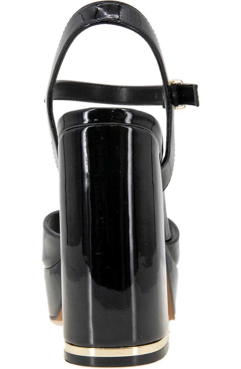 Kenneth Cole New York Dolly Platform Sandal, Alternate, color, Black Patent