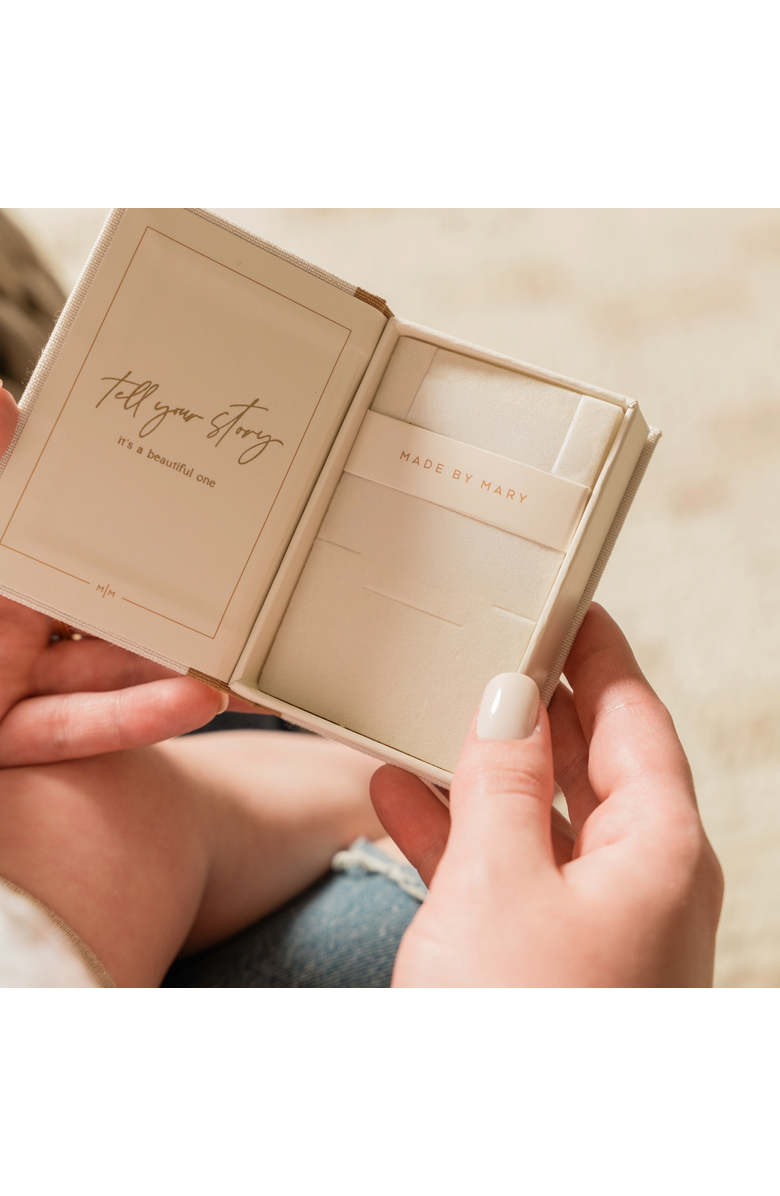 MADE BY MARY Crescent Pearl Necklace, Alternate, color, Gold Vermeil