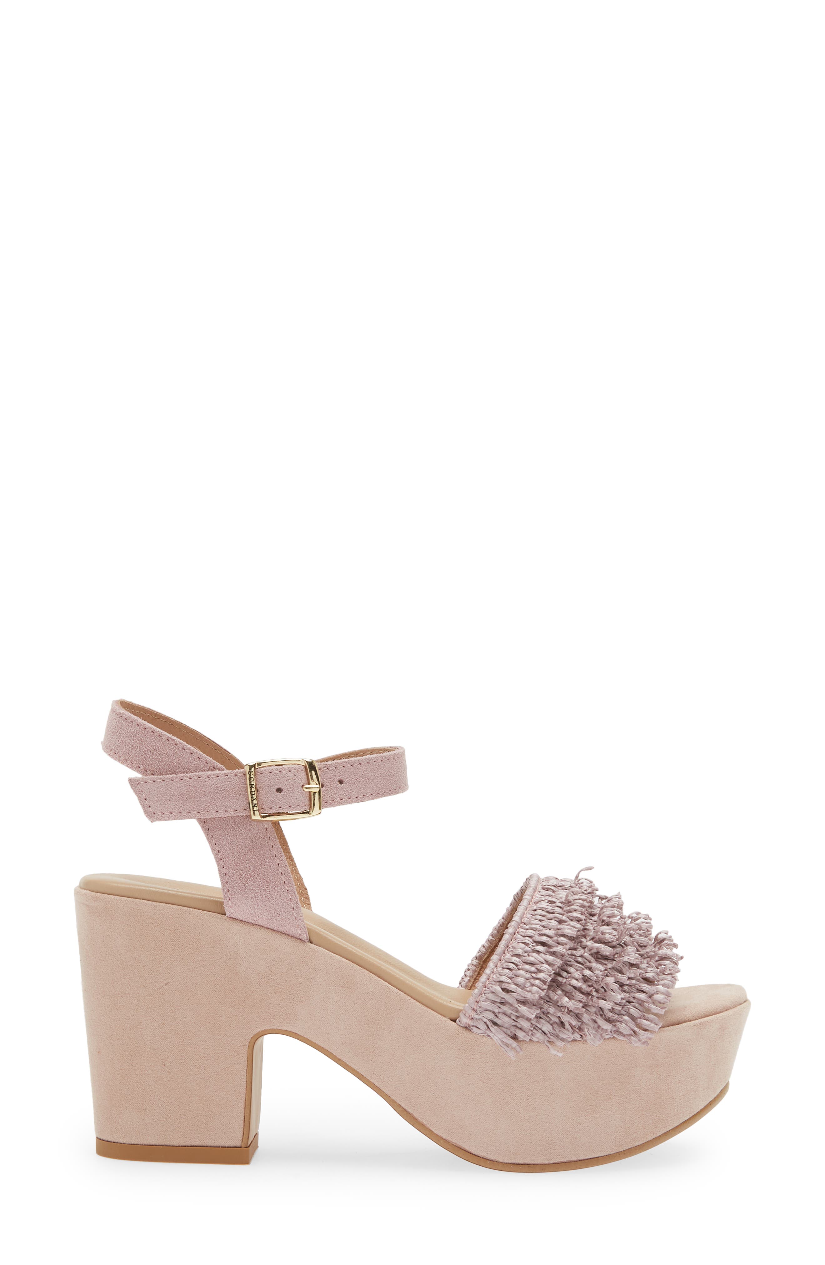 Liona Ankle Strap Platform Sandal, Alternate, color, RAFIA ROSE