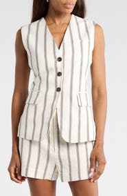 A.L.C. Noa Stripe Vest