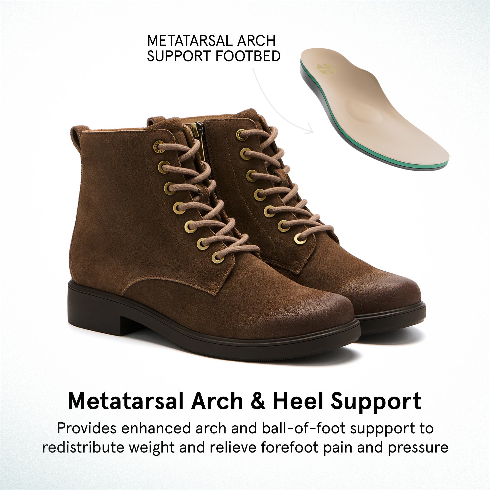 Compass Lace Boots, Alternate, color, Dark Taupe Suede