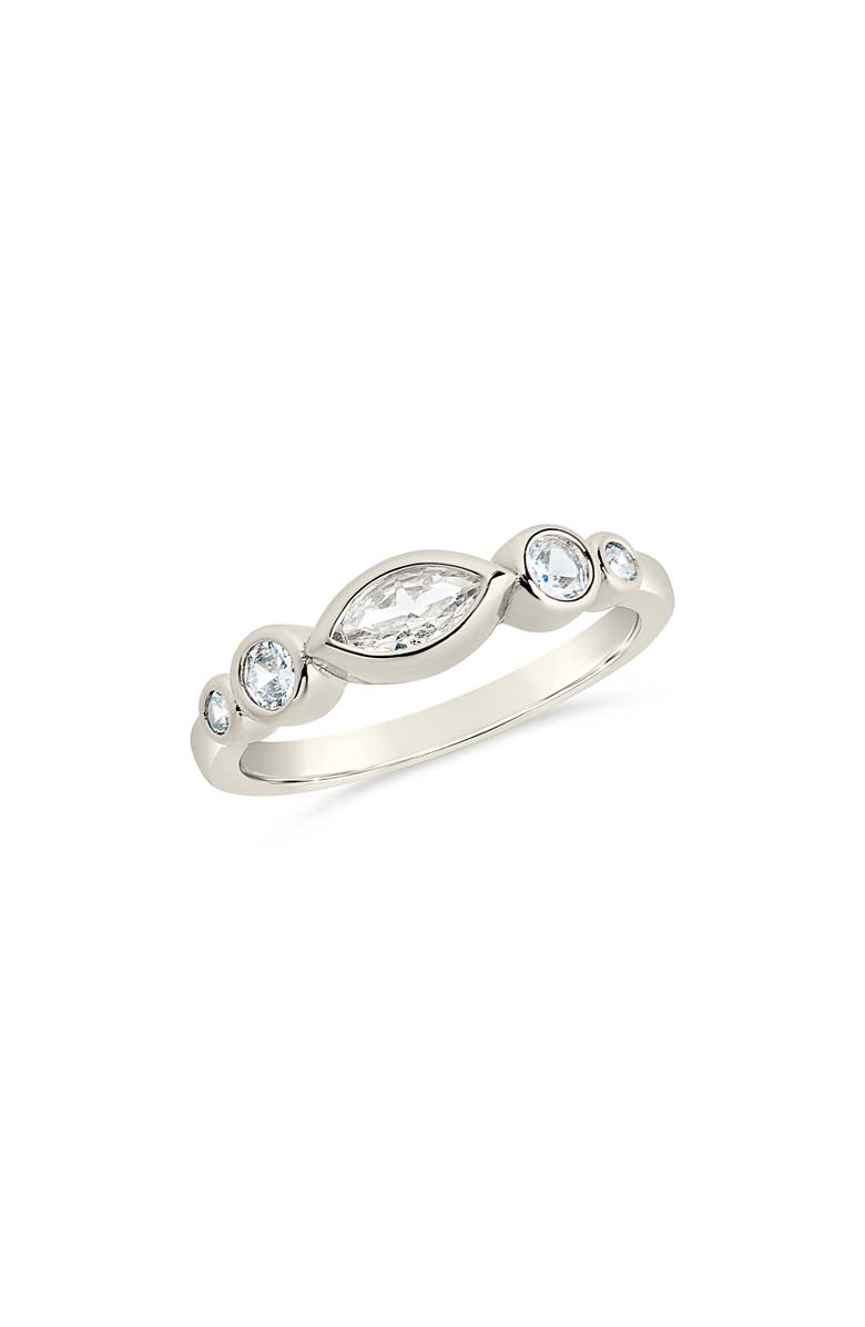 Sterling Forever Mylena Ring, Main, color, Silver
