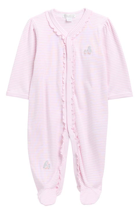 Pima Cotton Ruffle Footie (Baby)