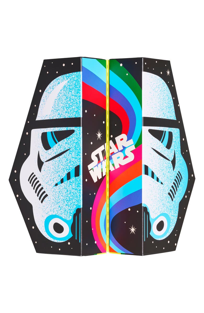 Happy Socks Assorted 6-Pack Star Wars Socks Gift Box, Alternate, color, White