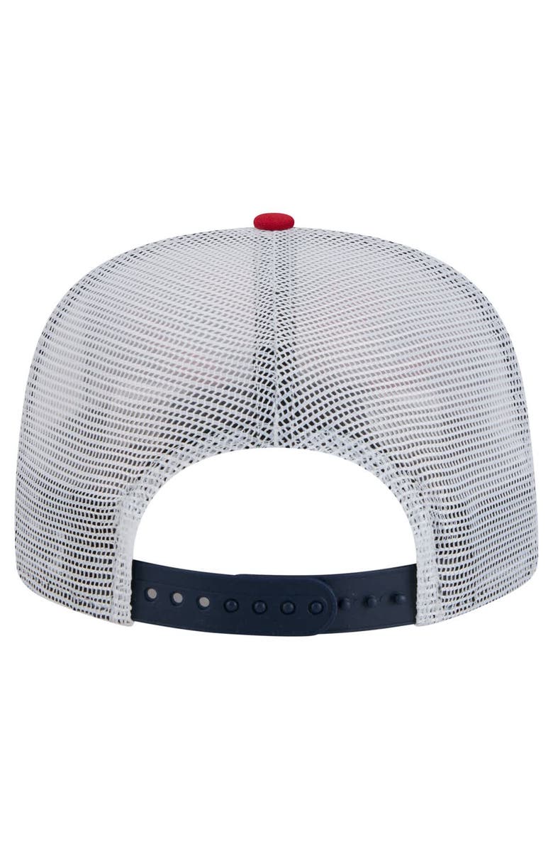 New Era Men's New Era Los Angeles Angels Tie-Dye Golfer Trucker Adjustable Hat, Alternate, color, Red