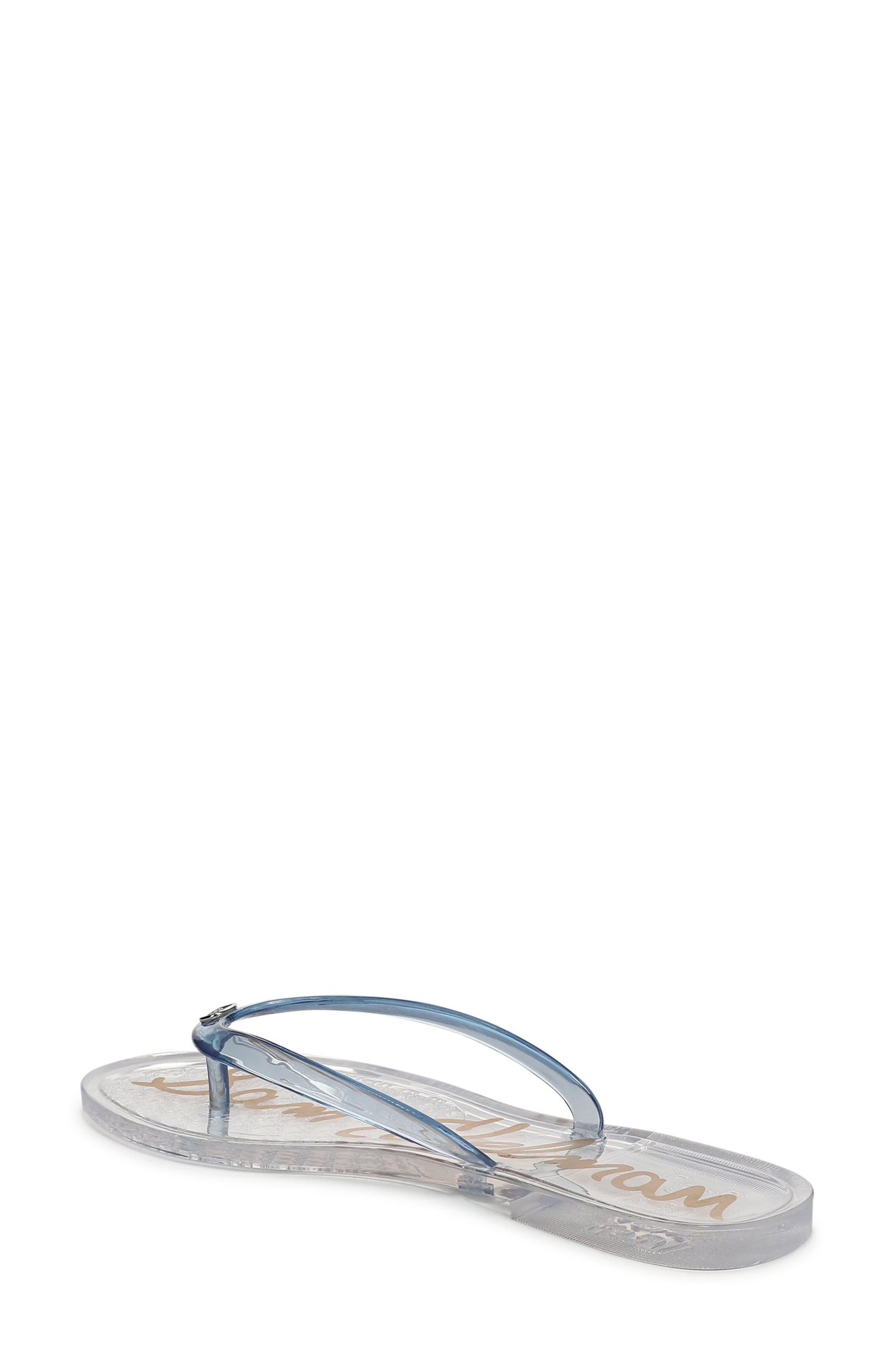 Dean Flip Flop, Alternate, color, CLEAR BLUE