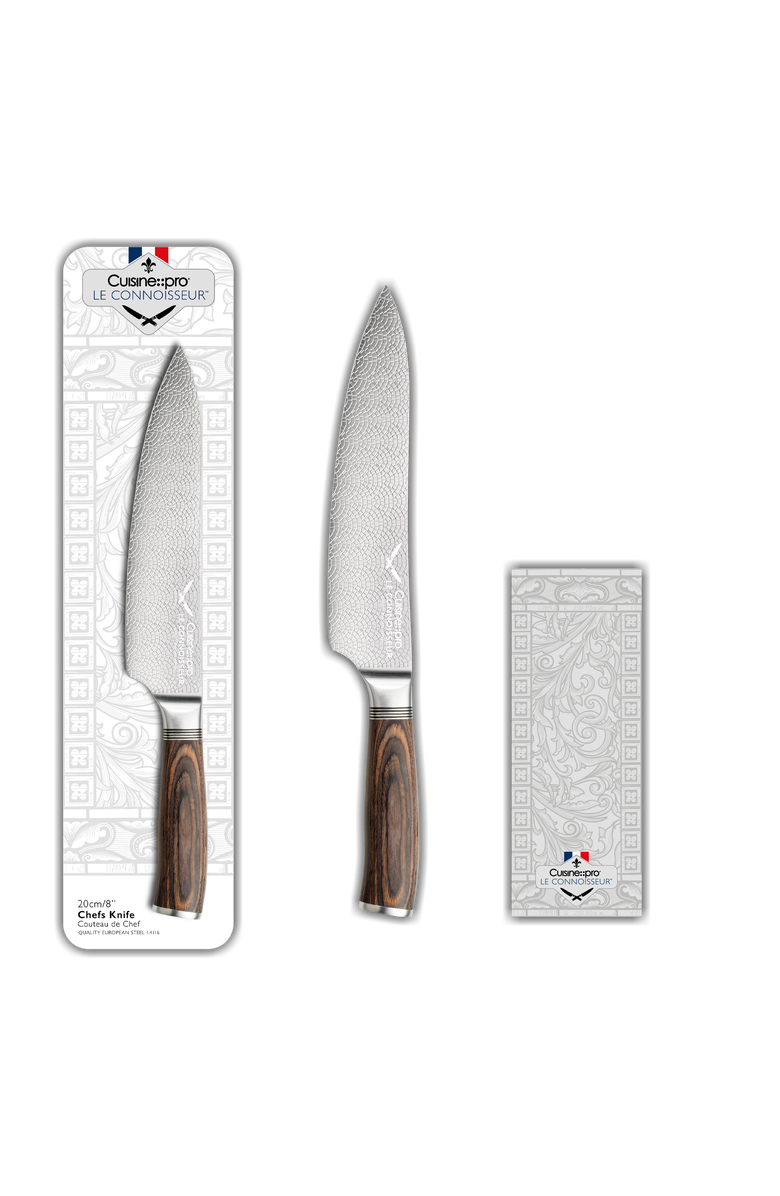 Cuisine::pro<sup>®</sup> LE CONNOISSEUR<sup>™</sup> 8in Chef's Knife, Alternate, color, Silver