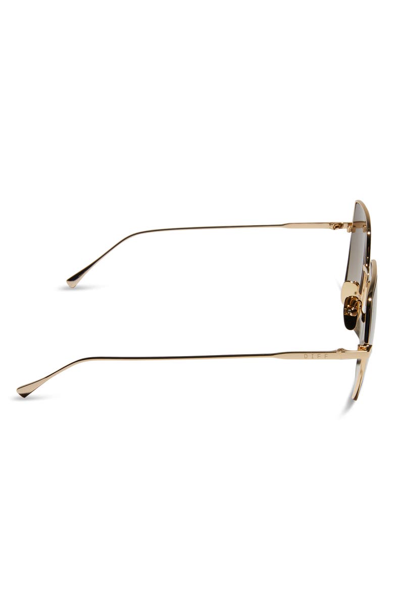 DIFF Harlowe 55mm Gradient Polarized Square Sunglasses, Alternate, color, 