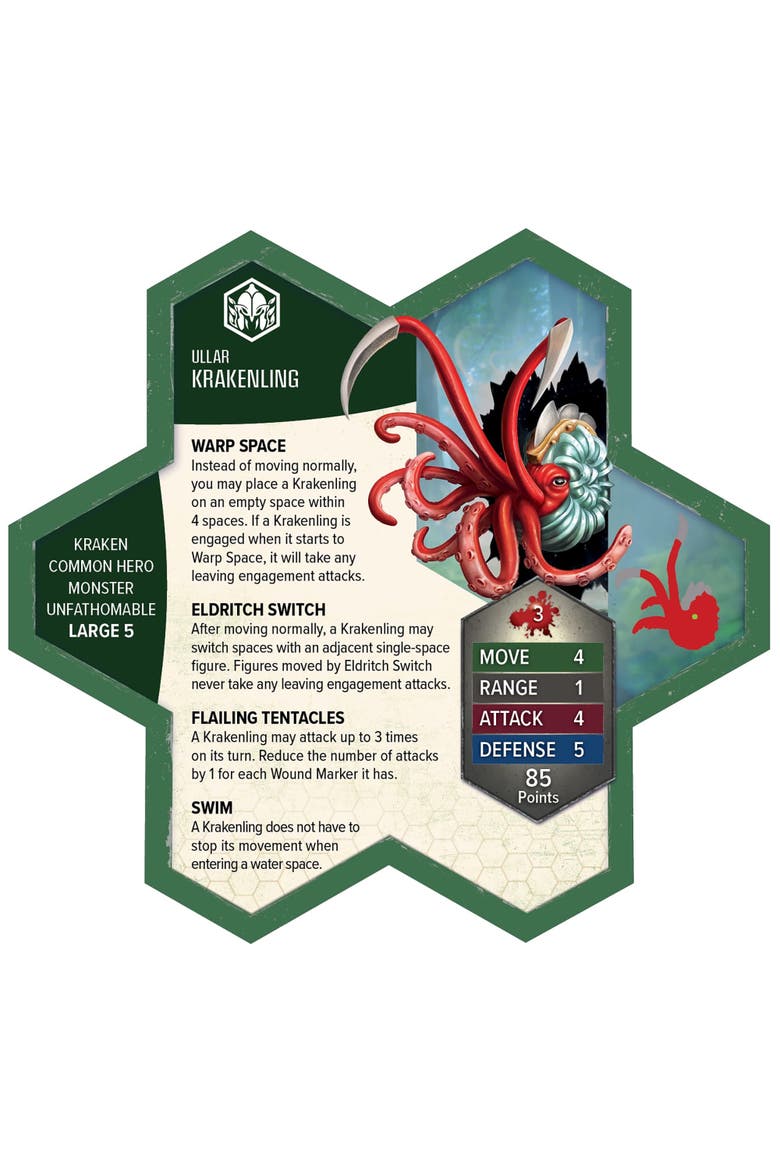 Heroscape Krakenling and Gelyrie Vanguard Army Expansion, Alternate, color, Multicolored