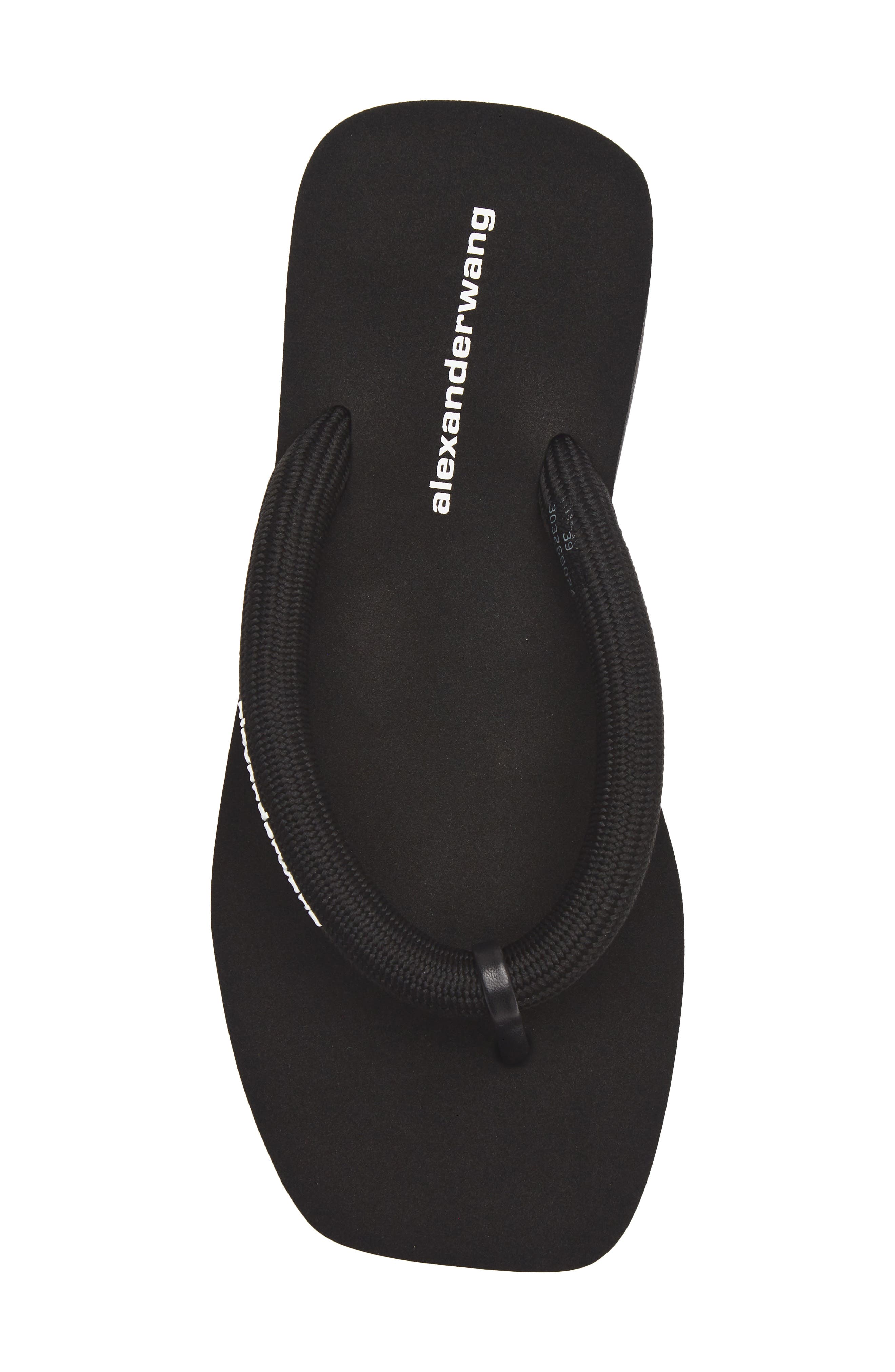 Jenna Platform Flip Flop, Alternate, color, BLACK