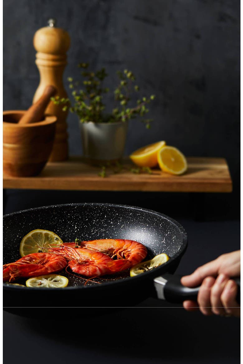 STONE™ 12" Frypan, Alternate, color, BLACK