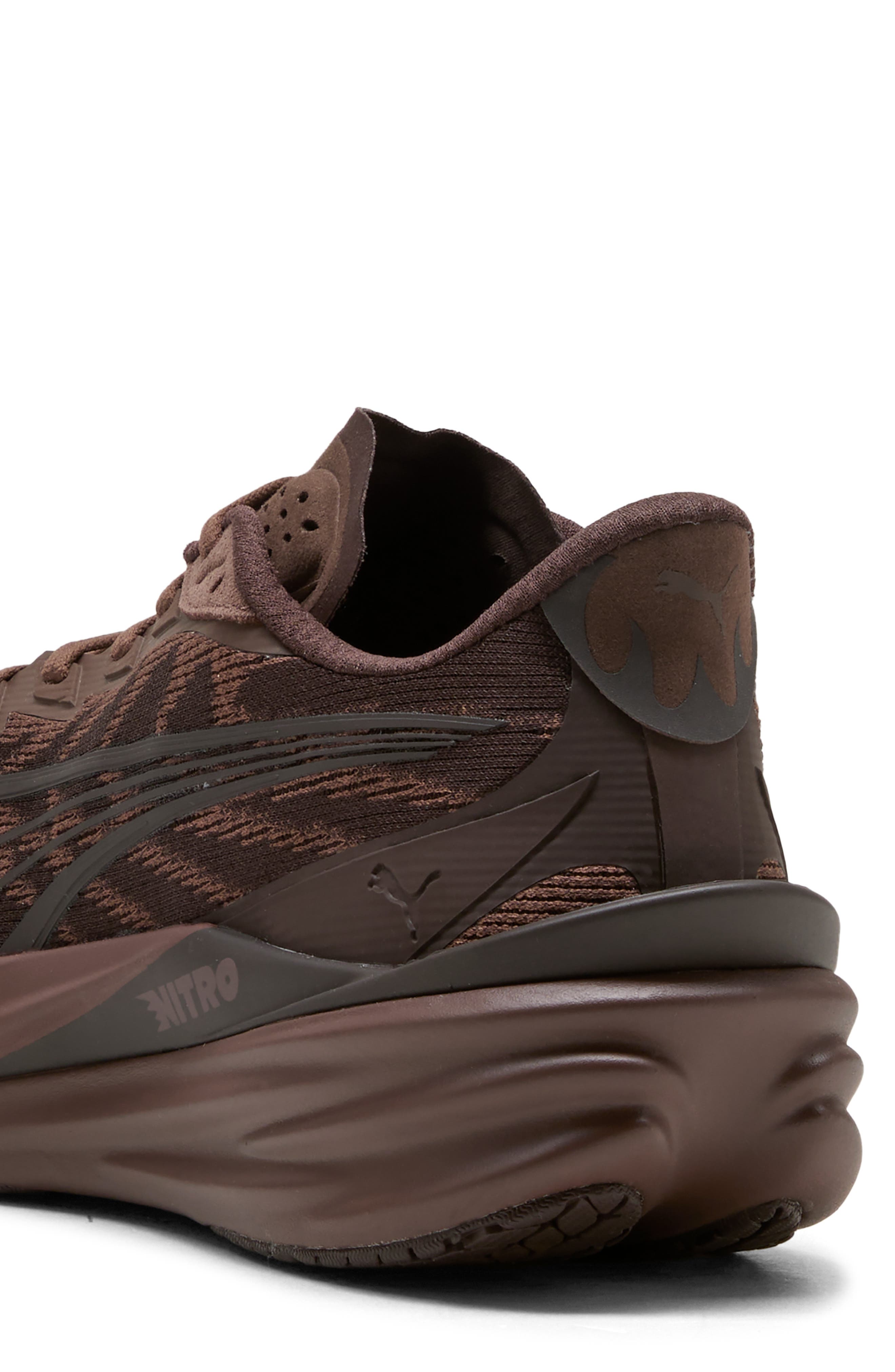 PUMA Deviate Nitro 4 Running Shoe, Alternate, color, Espresso Brown/ Russet Brown
