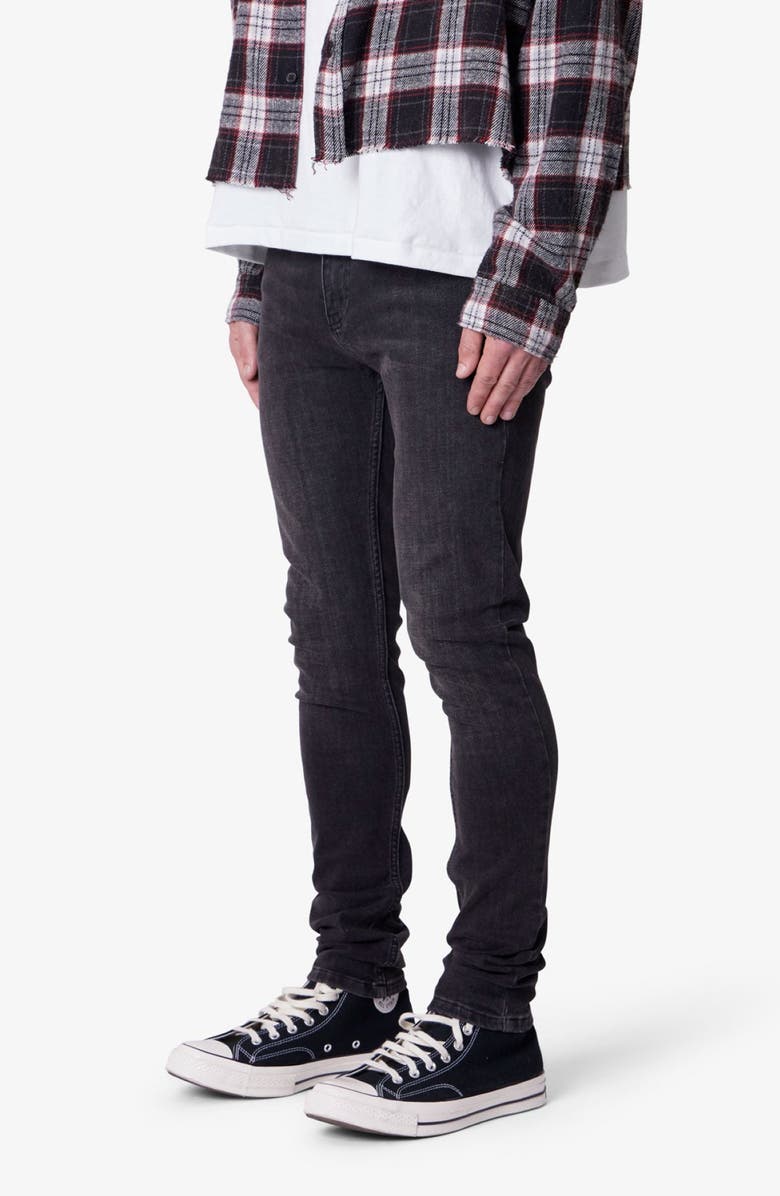 mnml Skinny Jeans, Alternate, color, Stone Wash Black