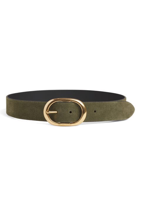 The Contour Suede Belt