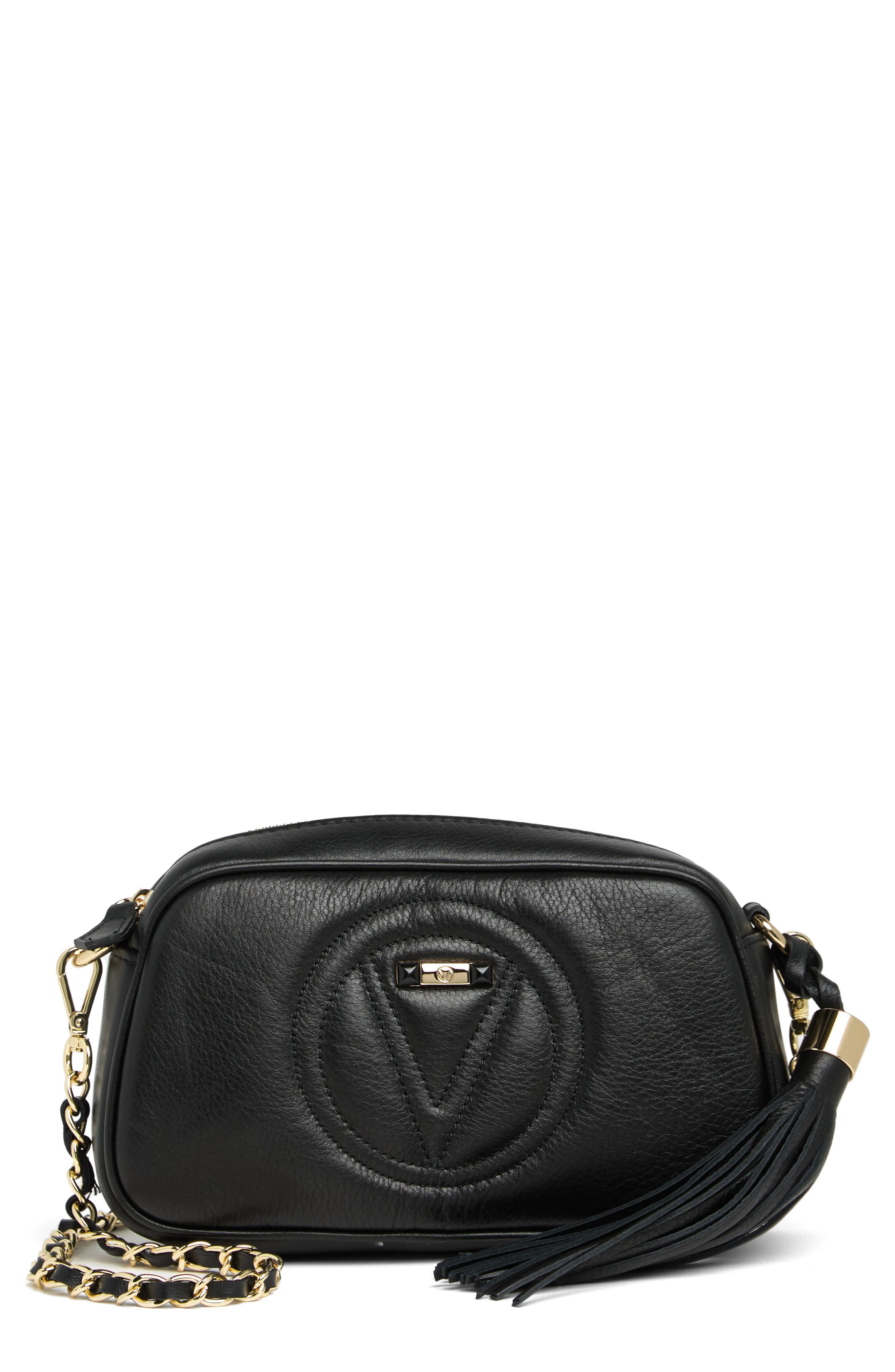 VALENTINO BY MARIO VALENTINO Bella Signature Embossed VLOGO Crossbody Bag, Main, color, 