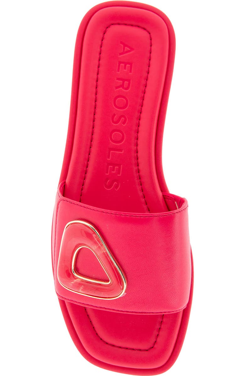 Aerosoles Blaire Buckle Slide Sandal, Alternate, color, Virt Pink Lthr