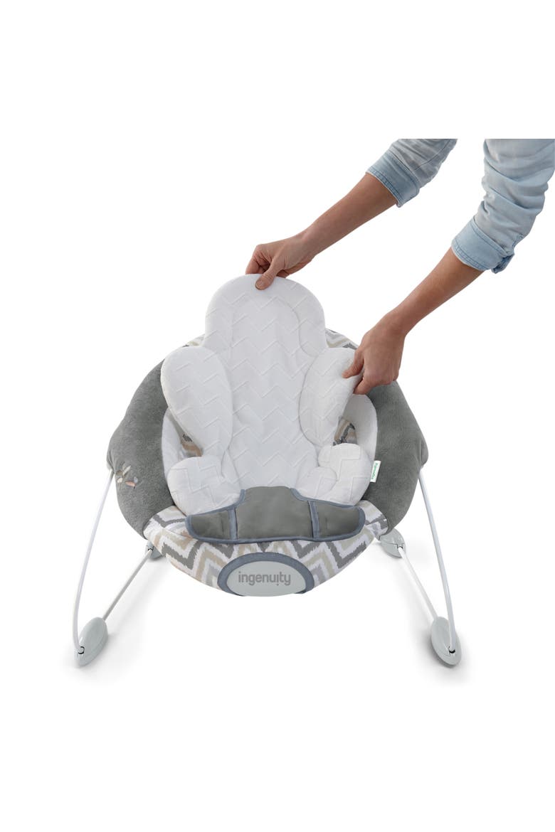 SmartBounce Automatic Baby Bouncer Seat, Alternate, color, GREY