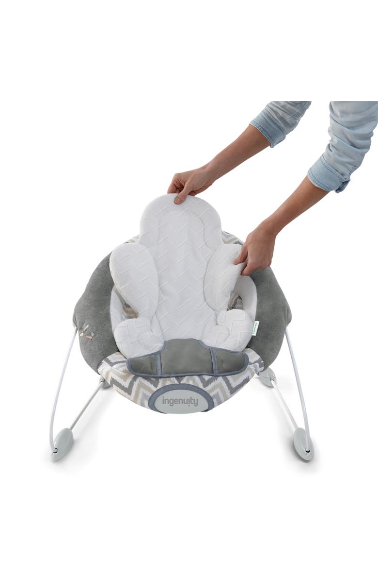 INGENUITY SmartBounce Automatic Baby Bouncer Seat, Alternate, color, Grey