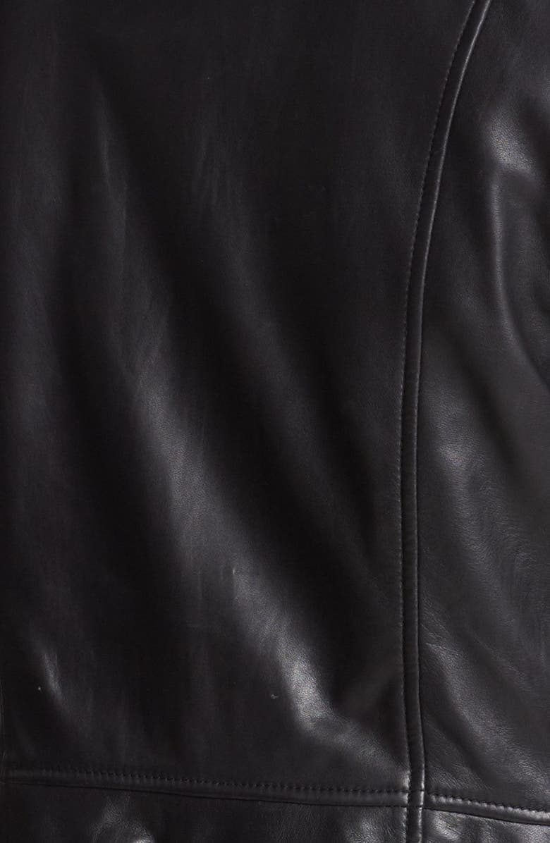 Hinge <sup>®</sup> Laser Cut Leather Jacket, Alternate, color, 