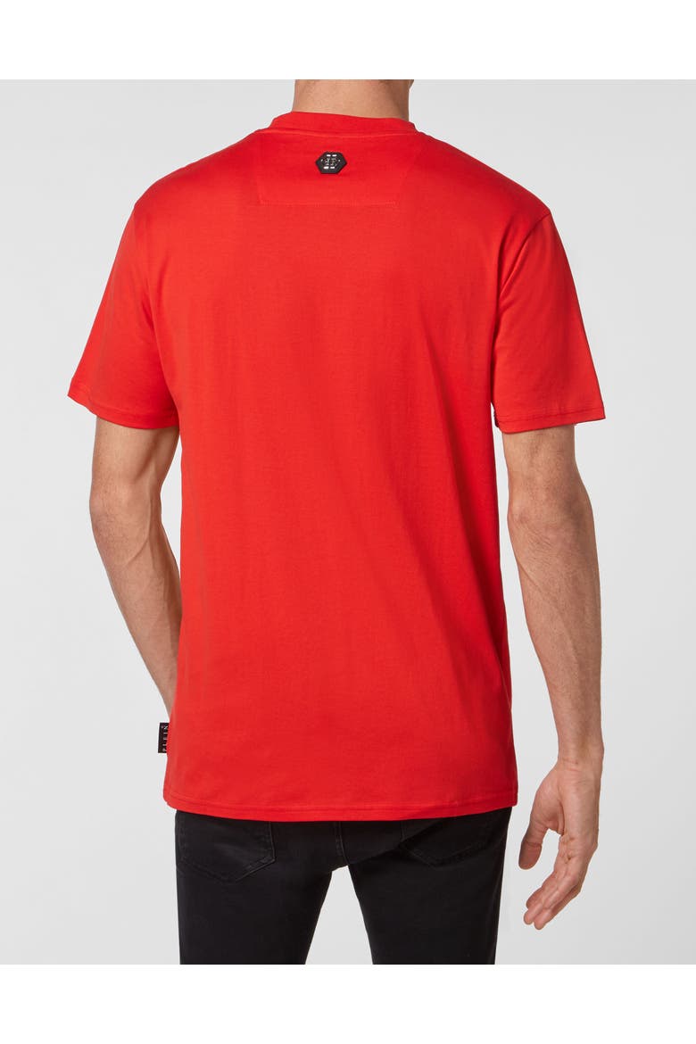T-Shirt Round Neck Ss Philipp Plein Tm Men, Alternate, color, red