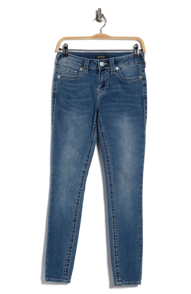 True Religion Jennie Skinny Jeans, Alternate, color, Medium Muggy Wash