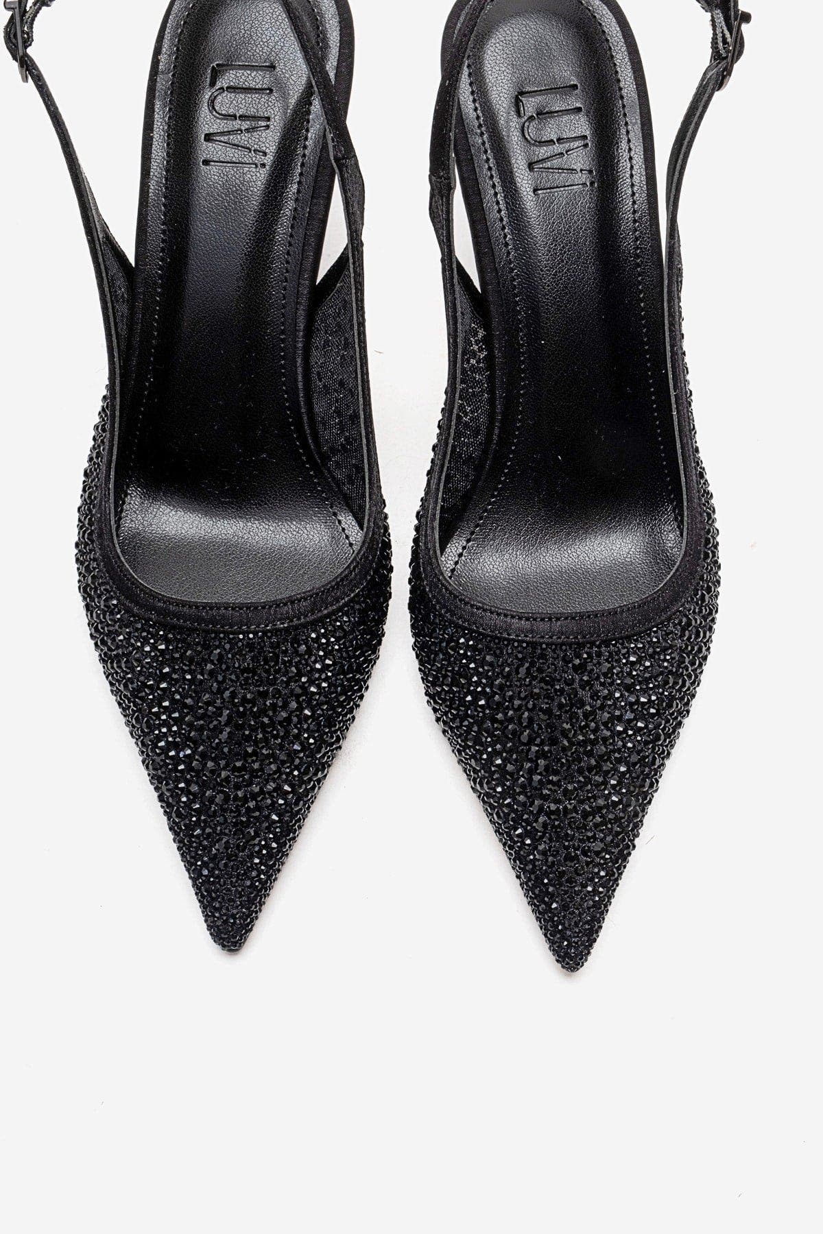 Frea Slingback Stiletto Pump, Alternate, color, Charcoal