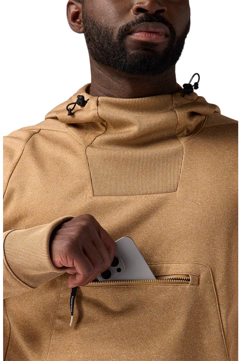Meltdown Water-Resistant Hoodie - Men's, Alternate, color, Bistre Heather