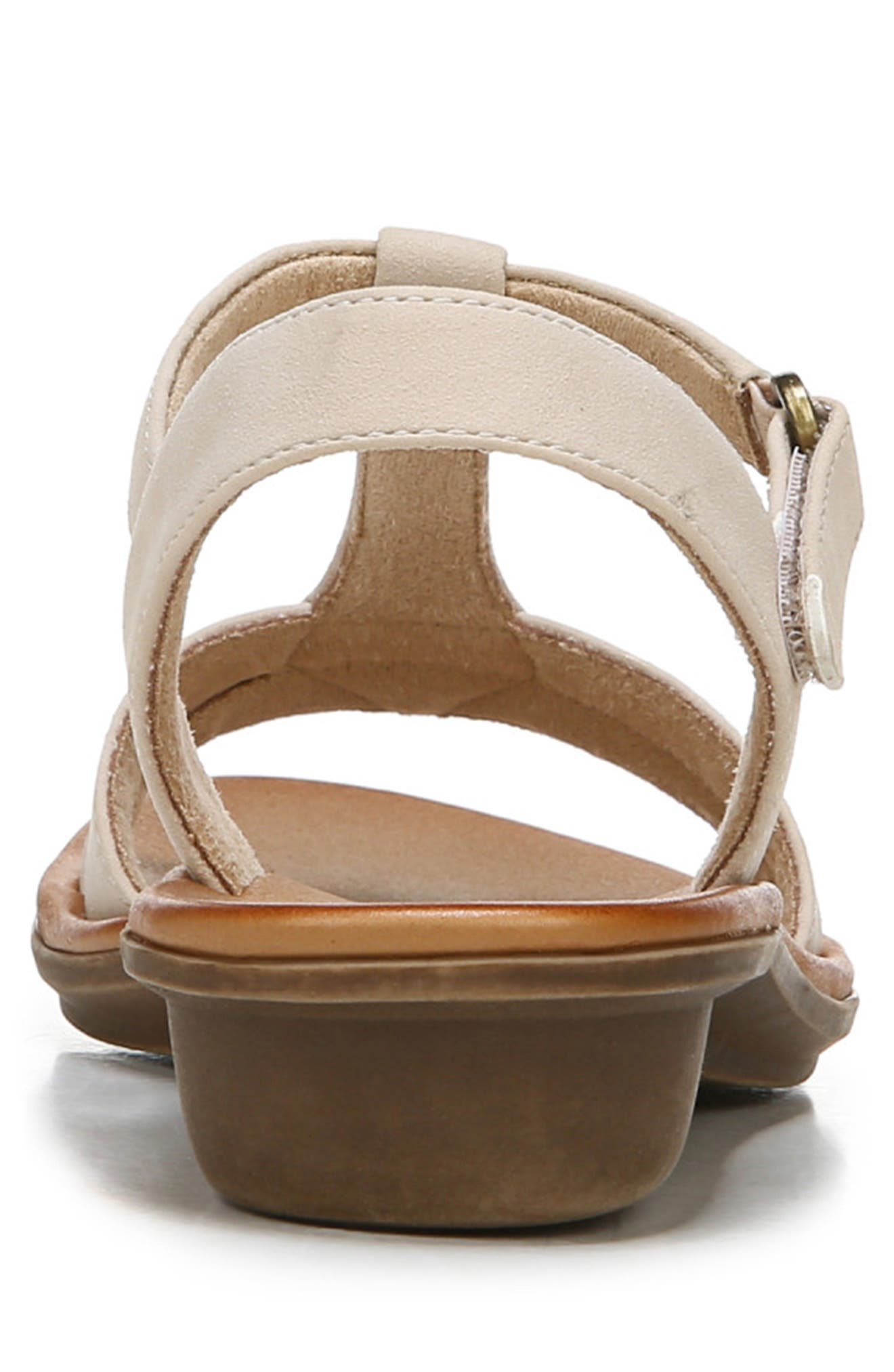 SOUL NATURALIZER Summer Embellished T-Strap Sandal - Wide Width Available, Alternate, color, Porcelain