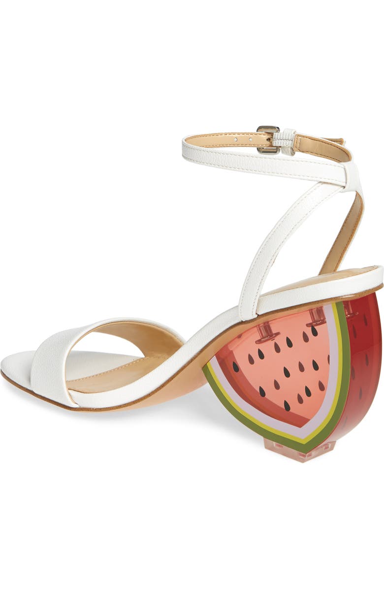 Katy Perry Petra Clear Watermelon Heel Sandal, Alternate, color,