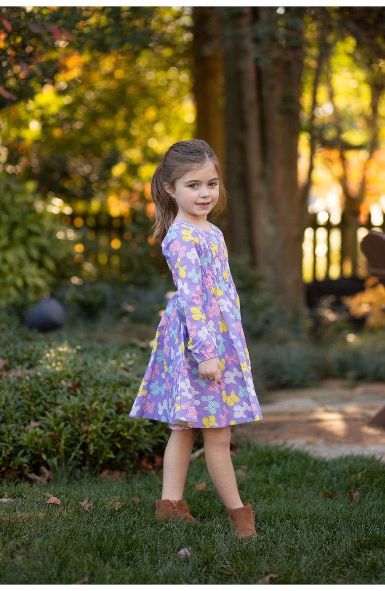 WORTHY THREADS Ruched Dress, Alternate, color, Balloon Animals