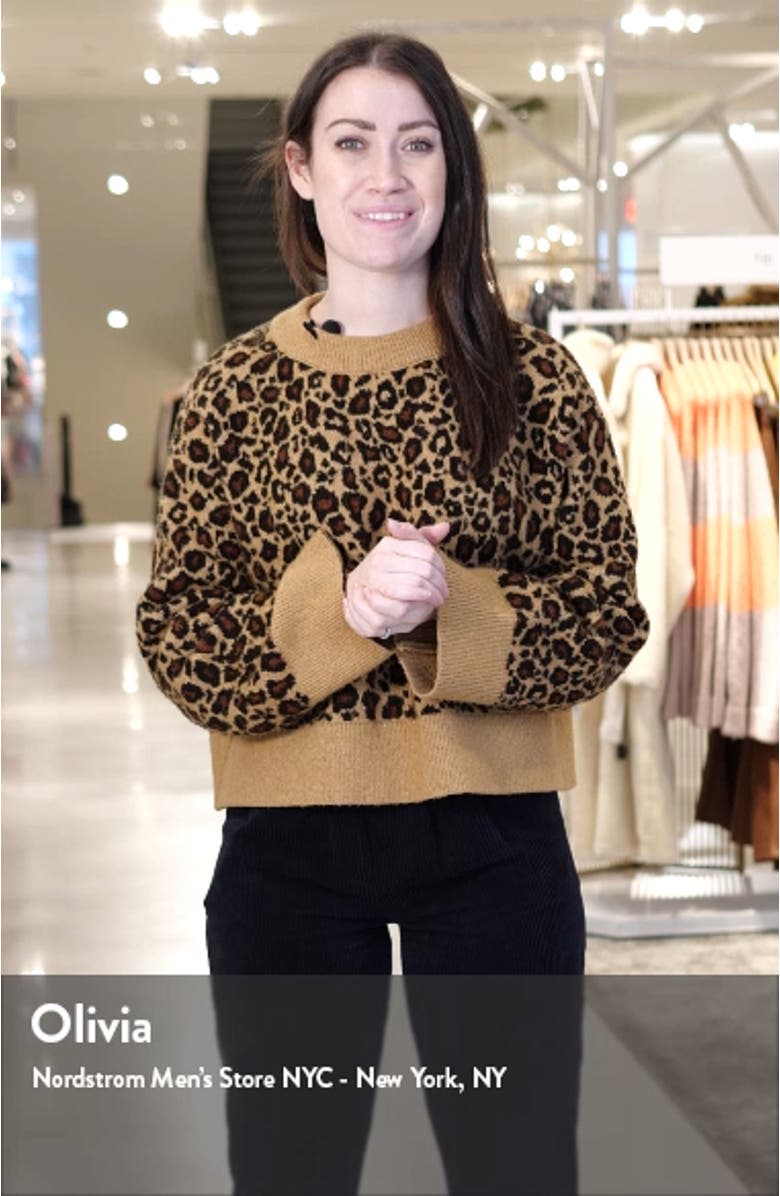 Scarf Tie Mock Neck Sweater, sales video thumbnail