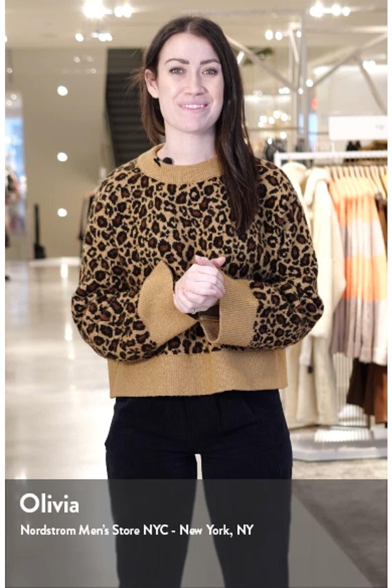 Scarf Tie Mock Neck Sweater video