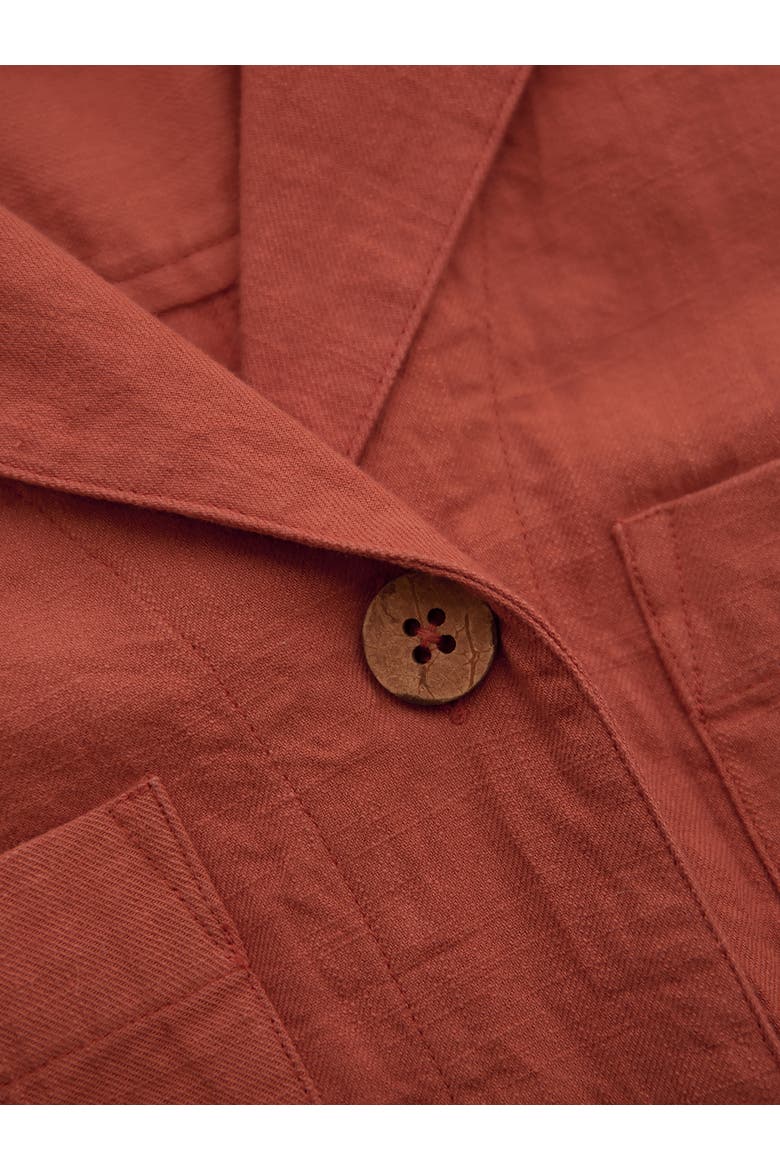 Placket Detail Knee Length Dress, Alternate, color, Redwood