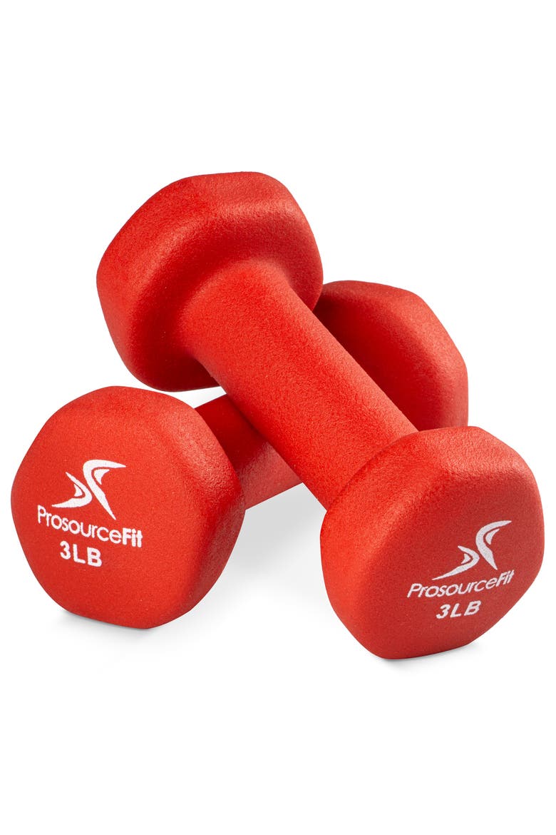 Neoprene Dumbbells, Pair, Main, color, 3 lb