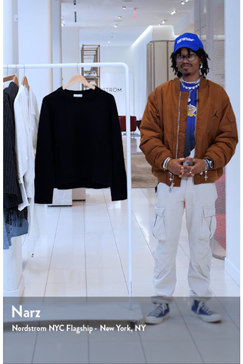 Wool Crewneck Sweater video
