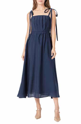 Pleated Fit & Flare Sundress