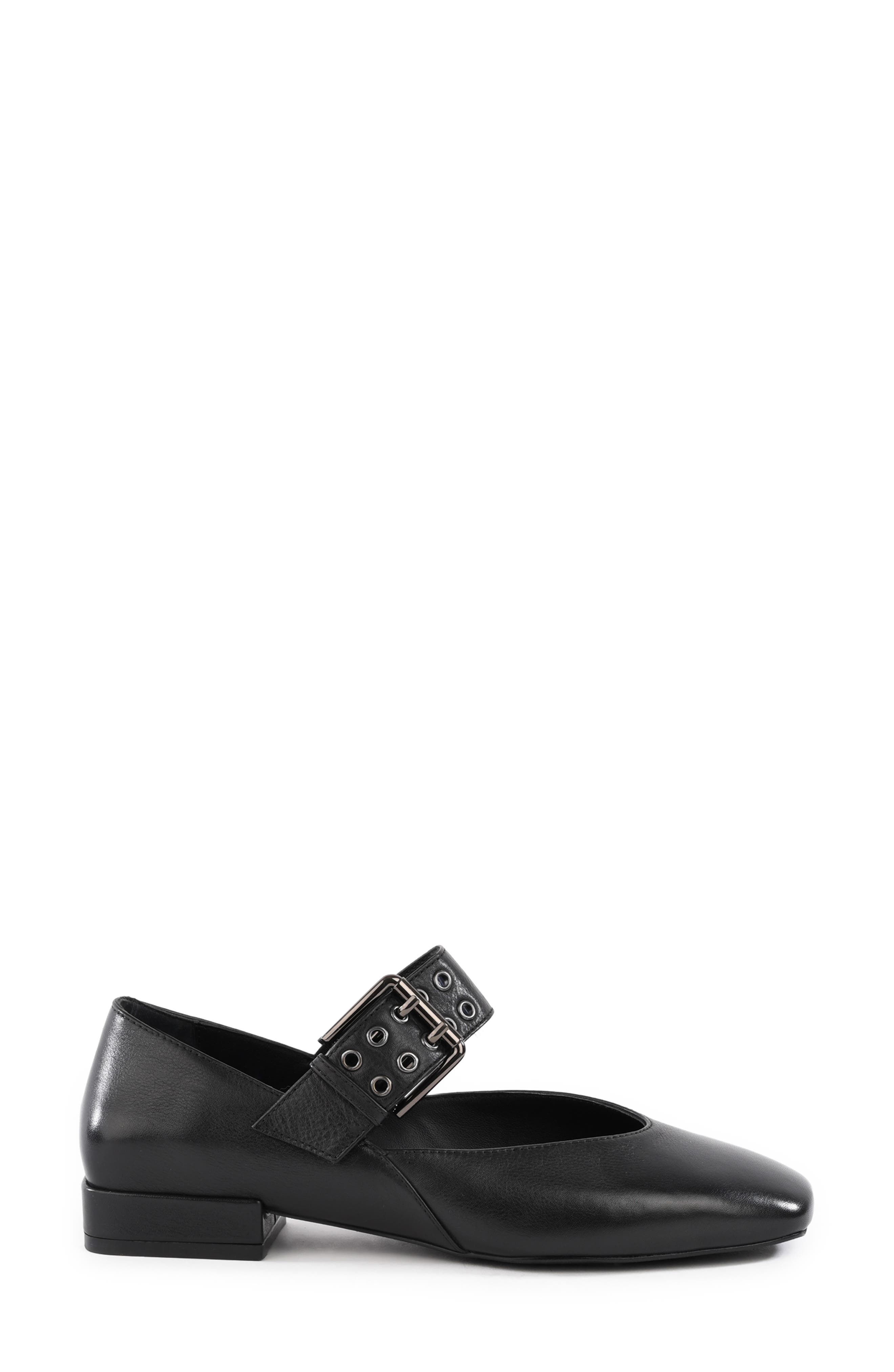 Seychelles Petal Mary Jane Flat, Alternate, color, Black