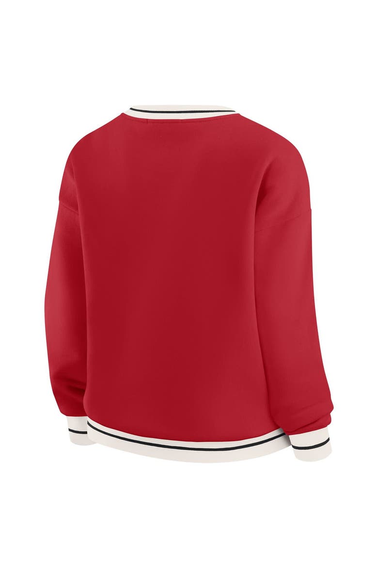 Women's WEAR by Erin Andrews Cardinal USC Trojans Seal Sweatshirt, Alternate, color, Cardinal