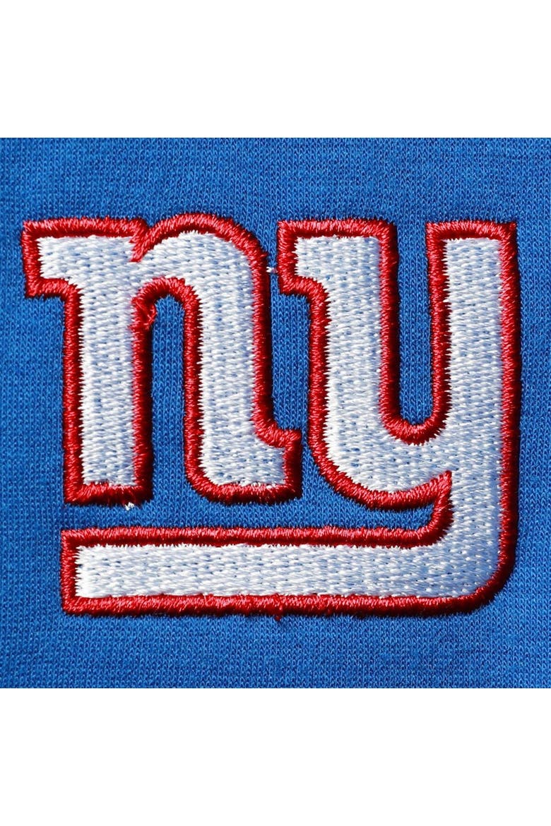 Men's Dunbrooke Royal New York Giants Shag Tri-Blend Full-Zip Raglan Hoodie, Alternate, color, Royal