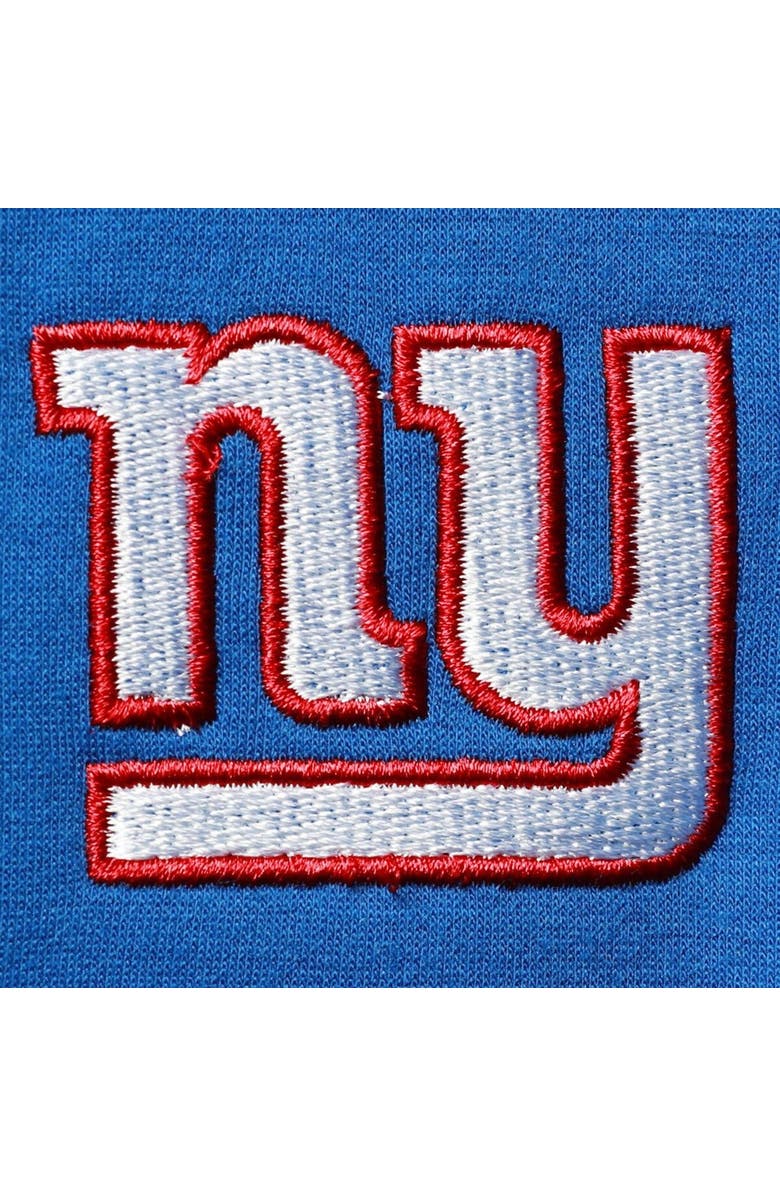 DUNBROOKE Men's Dunbrooke Royal New York Giants Shag Tri-Blend Full-Zip Raglan Hoodie, Alternate, color, 