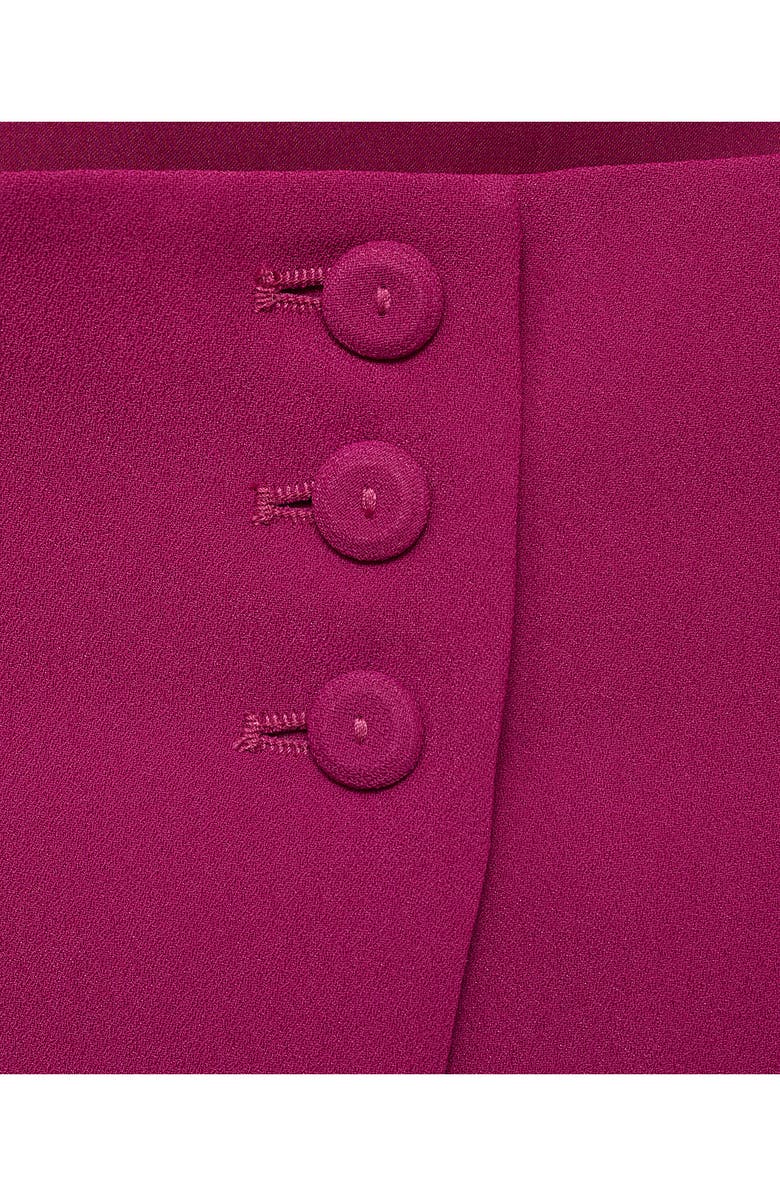 MANGO Button Back Crop Camisole, Alternate, color, Fuchsia