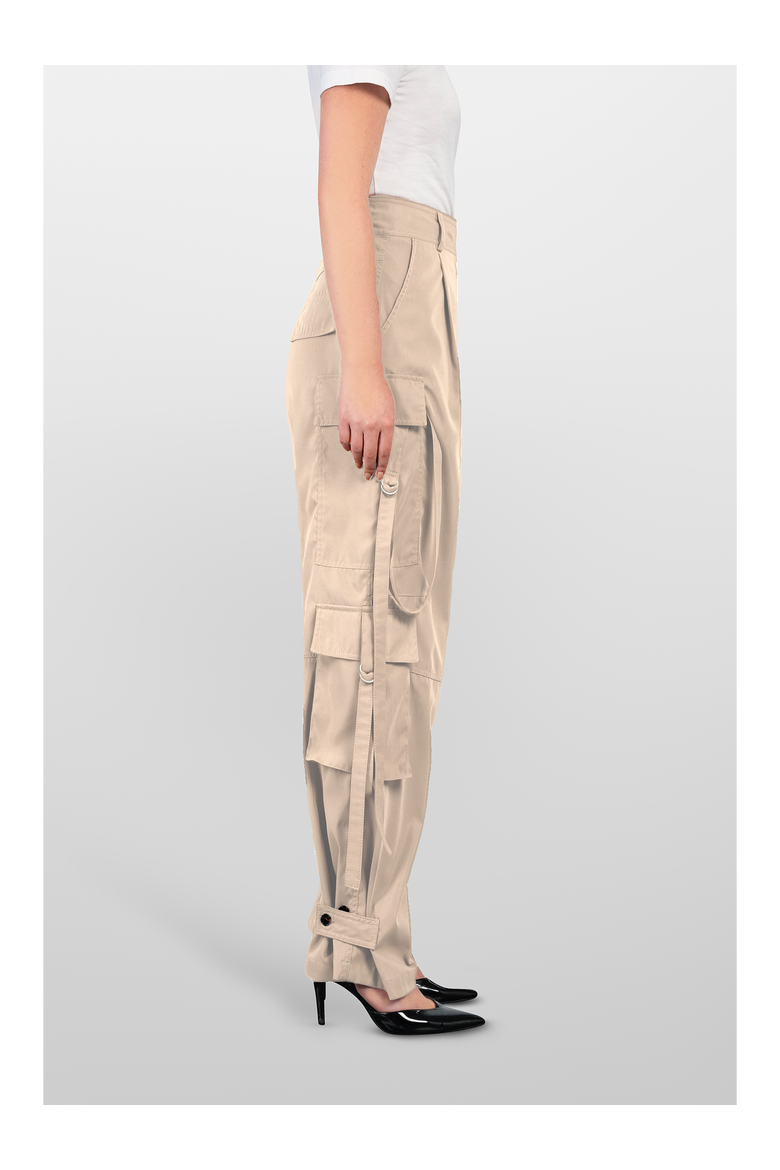 Maxi Cargo Pocket Pants, Alternate, color, Beige
