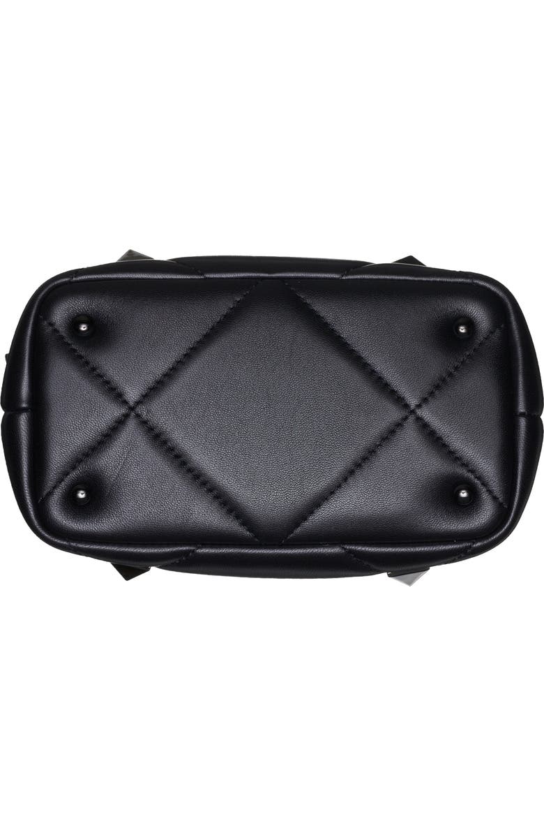 Valentino Garavani Small Roman Stud Quilted Leather Top Handle Bag, Alternate, color,