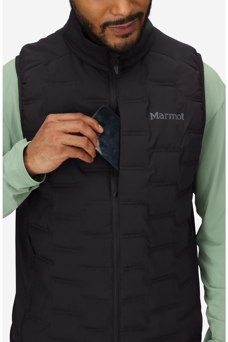 WarmCube™ Active Aerothermal 700 Fill Power Down Vest, Alternate, color, BLACK