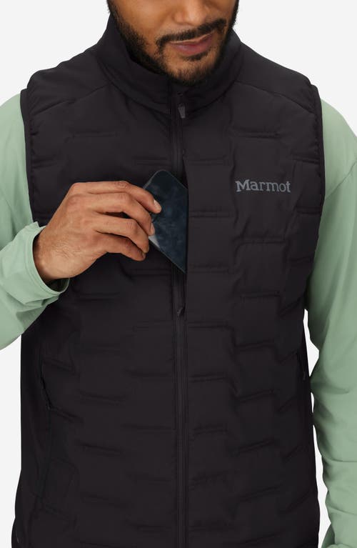 Marmot Warmcube™ Active Aerothermal 700 Fill Power Down Vest In Black