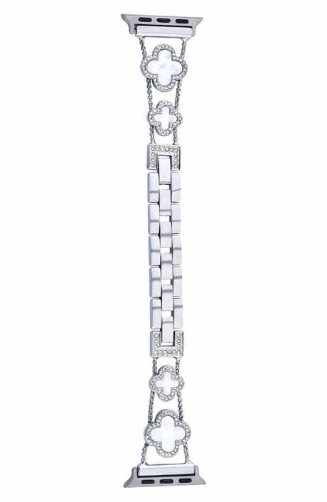 BCBG Clover Embellished Apple Watch® Watchband