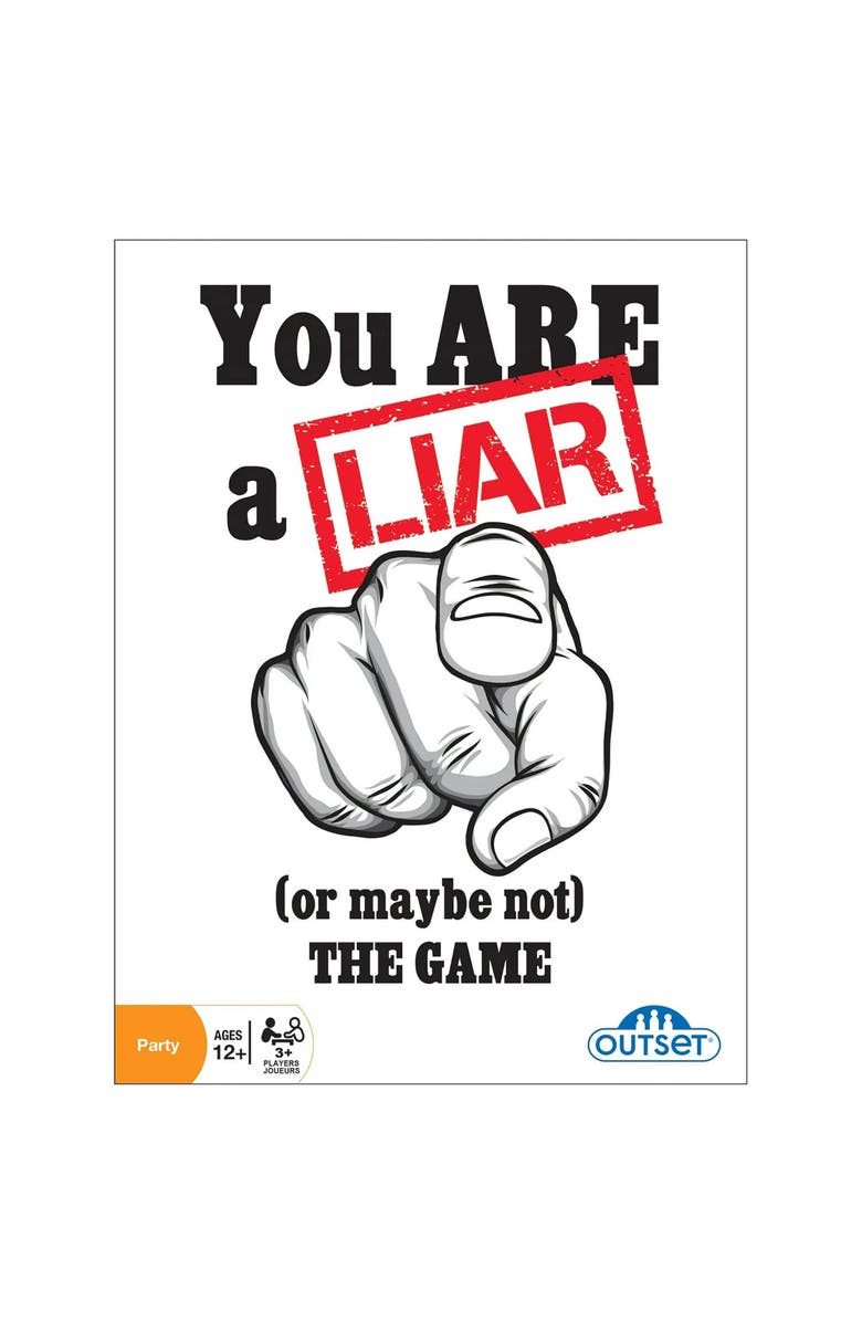 Outset Media You Are A Liar (or Maybe Not) Card Game, Alternate, color, Multicolored